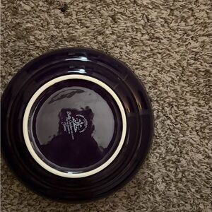 Homer Laughlin Deep Purple Plate